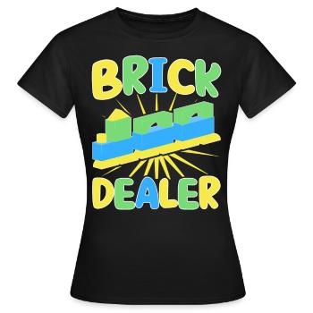 Dealer Terminal Block Block - Women's T-Shirt - black - Front - AI Model Female 172 dark (172cm)