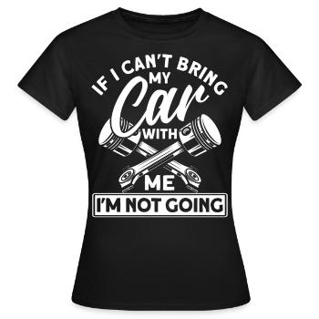 Lustig Autowerkstatt KFZ Mechaniker Autoliebhaber - Frauen T-Shirt - Schwarz - Vorne - AI Model Female 172 dark (172cm)