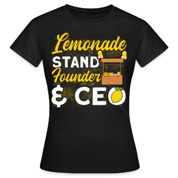 Lemon Juice Lemon Juice Lemonade - Women's T-Shirt - black - Front - AI Model Female 172 dark (172cm)