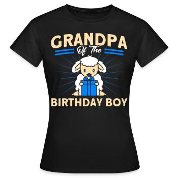 Schafzucht Landwirt Nutztier Schafe Geschenk - Frauen T-Shirt - Schwarz - Vorne - AI Model Female 172 dark (172cm)