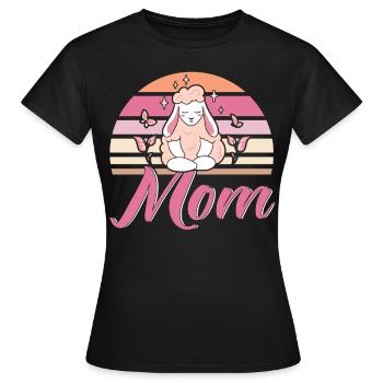 Schafzucht Landwirt Nutztier Schafe Geschenk - Frauen T-Shirt - Schwarz - Vorne - AI Model Female 172 dark (172cm)
