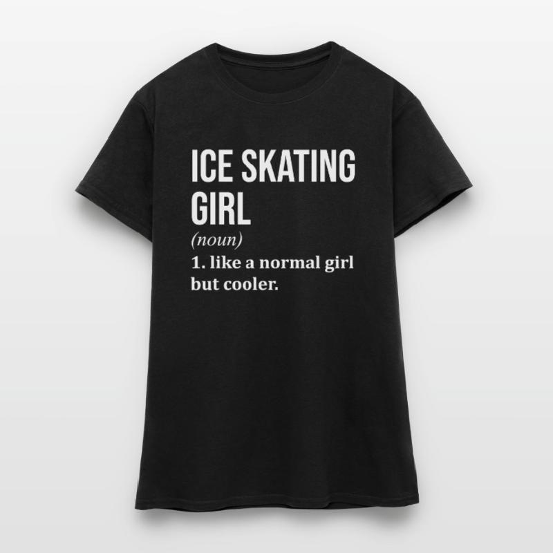 Eislaufen Eislaufen Eislaufen Eislaufen Frauen T-Shirt