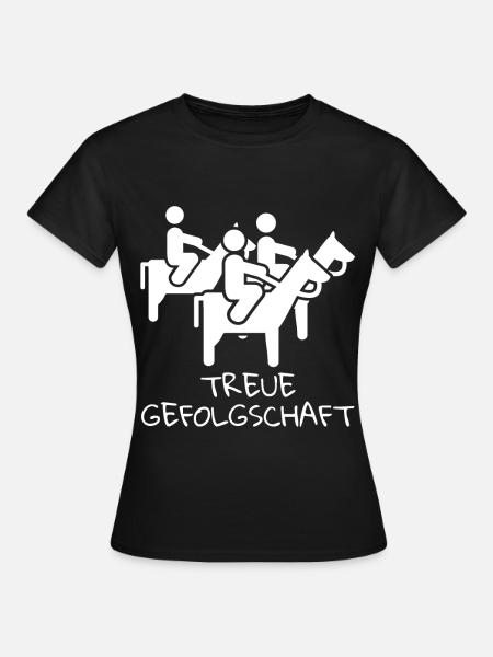 Junggesellenabschied Reiter Reiten Pferd Geschenk - Frauen T-Shirt - Schwarz