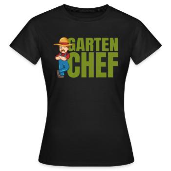Garten Chef - Frauen T-Shirt - Schwarz - Vorne - AI Model Female 172 dark (172cm)