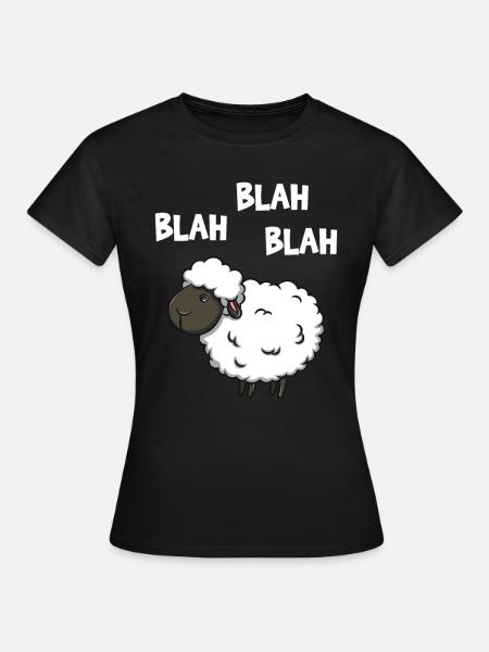 Blah Blah Blah - Frauen T-Shirt - Schwarz