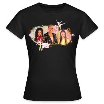 Find me in Paris Ballerinas - Frauen T-Shirt - Schwarz - Vorne - AI Model Female 172 dark (172cm)