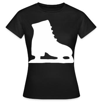 Ice skating figure skating figure skating figure skating skating - Women's T-Shirt - black - Front - AI Model Female 172 dark (172cm)