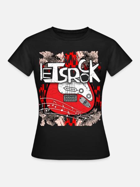 Let’s Rock, Concert Rock, Festival Rock, Festival Rock - T-shirt Femme - noir