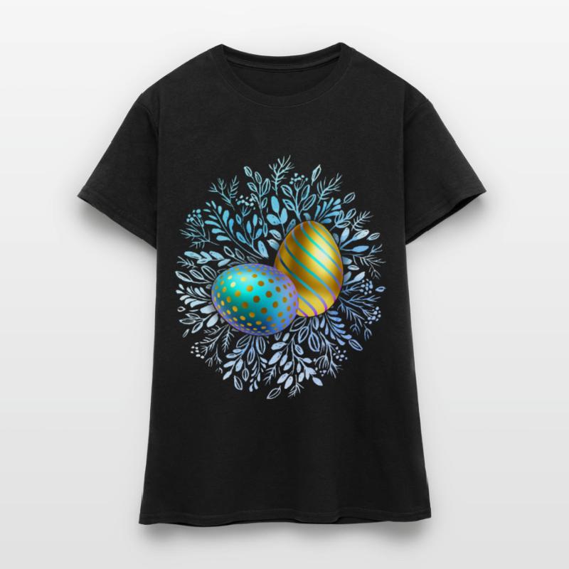 Happy Easter, Easter Eggs, 3D Design Egg Women's T-Shirt
