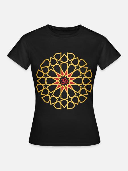 Om-Symbol Om-Sign Om-Mantra, Om-Mandala - Women's T-Shirt - black
