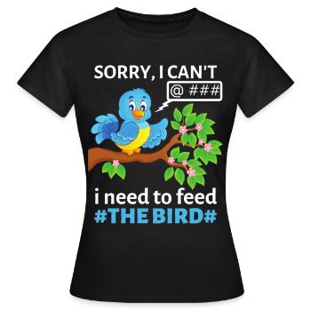 Abonnés Twitter, médias sociaux, publication, tweet - T-shirt Femme - noir - Devant - AI Model Female 172 dark (172cm)