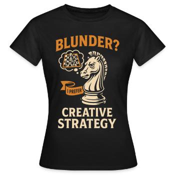 Schnitzer? Ich Bevorzuge Kreatives - Frauen T-Shirt - Schwarz - Vorne - AI Model Female 172 dark (172cm)