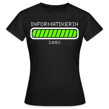 Informatikerin Informatik Geschenk - Frauen T-Shirt - Schwarz - Vorne - AI Model Female 172 dark (172cm)