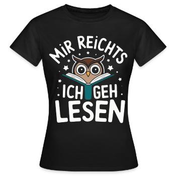 oiseau de nuit hibou hibou oiseau - T-shirt Femme - noir - Devant - AI Model Female 172 dark (172cm)
