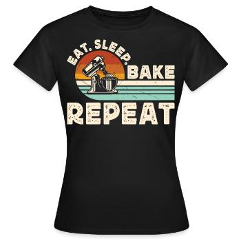 Boulangerie Boulangerie Boulangerie - T-shirt Femme - noir - Devant - AI Model Female 172 dark (172cm)