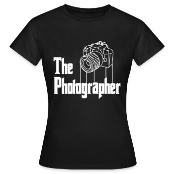 Photographer - Frauen T-Shirt - Schwarz - Vorne - AI Model Female 172 dark (172cm)