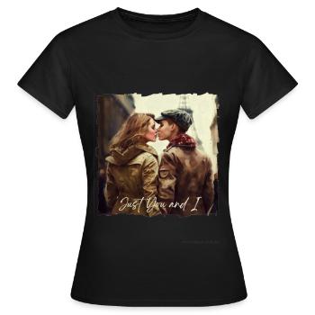 Just You and I - wlw - saphic - T-shirt Femme - noir - Devant - AI Model Female 172 dark (172cm)