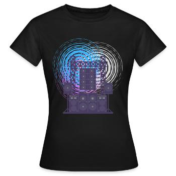 LCD soundsystem Retro Classic - Women's T-Shirt - black - Front - AI Model Female 172 dark (172cm)