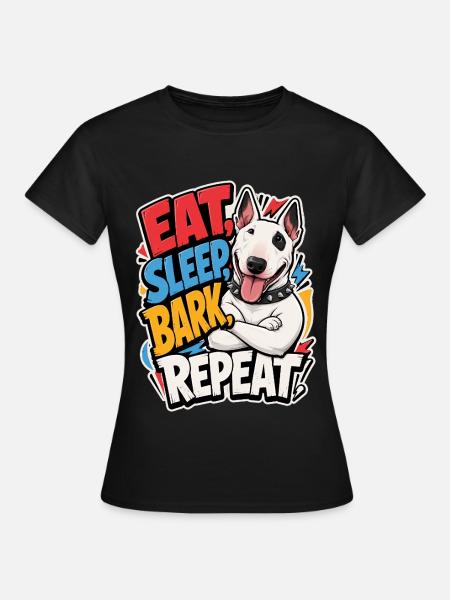 Bullterrier - Frauen T-Shirt - Schwarz