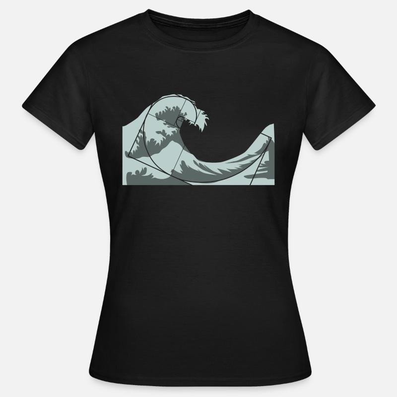 Math mathematician math teacher Fibonacci - Women's T-Shirt - black