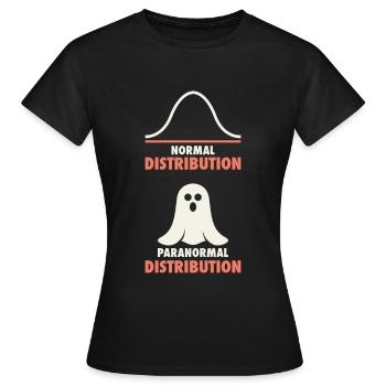 Mathematik Mathematiker Mathelehrer Stockastik - Frauen T-Shirt - Schwarz - Vorne - AI Model Female 172 dark (172cm)