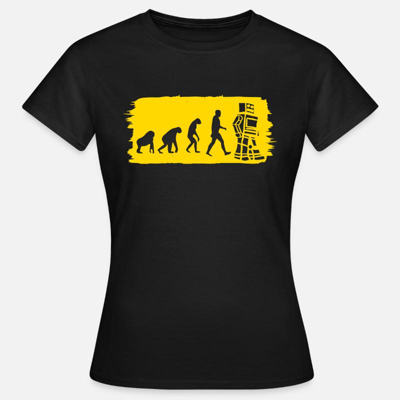AI Robot Intelligence Artificielle Evolution - T-shirt Femme - noir