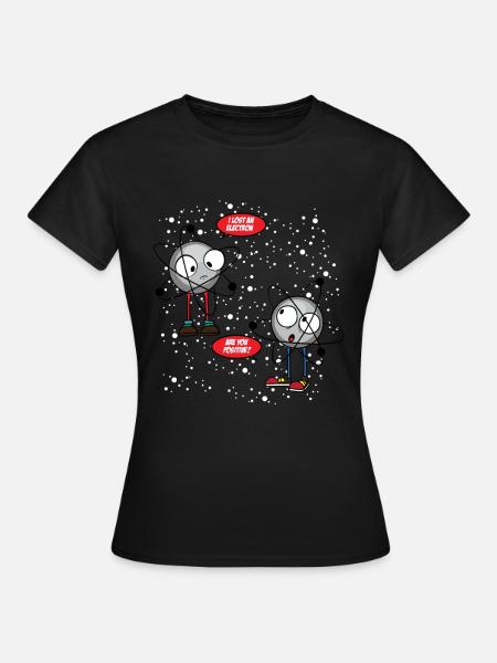 Natuurkunde Natuurkunde Natuurkunde Docent Docent Wetenschap Atom - Dame-T-shirt - sort