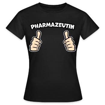 Pharmazeutin Pharamzie Apotheke Geschenkidee - Frauen T-Shirt - Schwarz - Vorne - AI Model Female 172 dark (172cm)