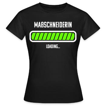 Maßschneiderin Beruf Geschenkidee - Frauen T-Shirt - Schwarz - Vorne - AI Model Female 172 dark (172cm)