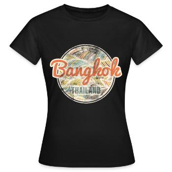 Bangkok - T-shirt Femme - noir - Devant - AI Model Female 172 dark (172cm)