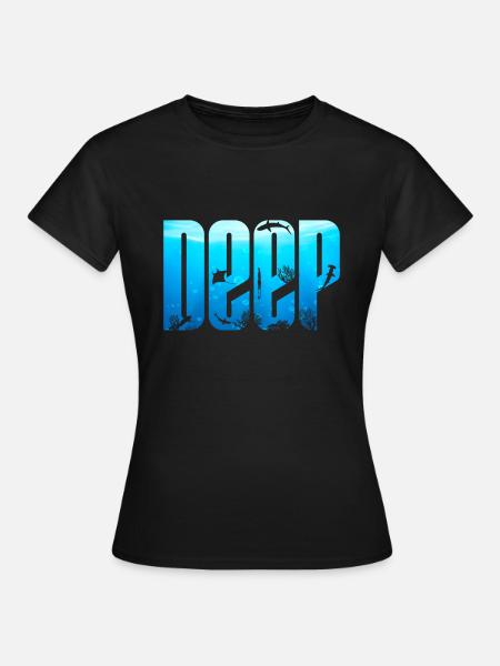 DEEP - Meeresboden - Frauen T-Shirt - Schwarz