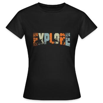 Untersucht - Frauen T-Shirt - Schwarz - Vorne - AI Model Female 172 dark (172cm)