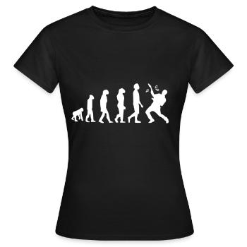 Musikentwicklung - Frauen T-Shirt - Schwarz - Vorne - AI Model Female 172 dark (172cm)