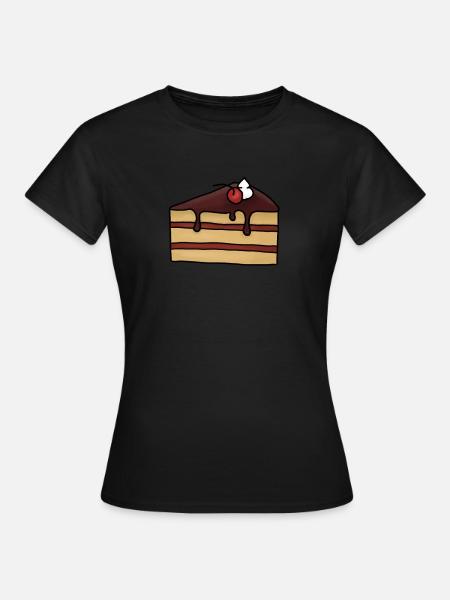 cake - Frauen T-Shirt - Schwarz