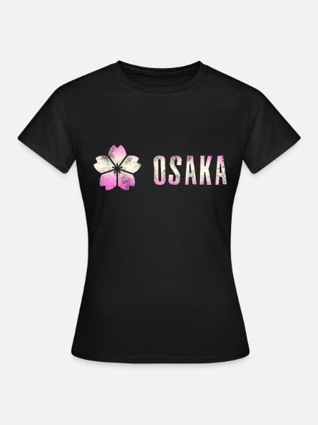 Osaka - Japan - Frauen T-Shirt - Schwarz