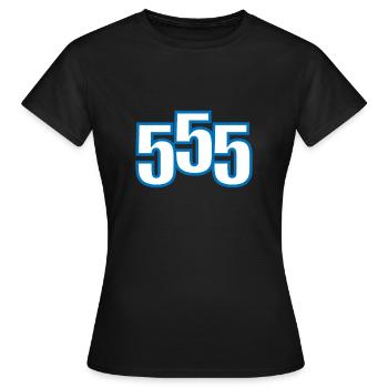 Thaïlande Haha 555 5555+ Thai Laugh Funny - T-shirt Femme - noir - Devant - AI Model Female 172 dark (172cm)