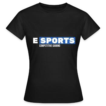 esports gaming - Frauen T-Shirt - Schwarz - Vorne - AI Model Female 172 dark (172cm)