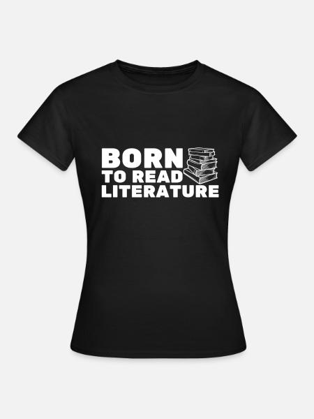 Literatur - Frauen T-Shirt - Schwarz
