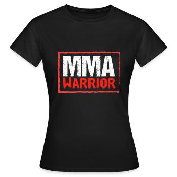 MMA Warrior - T-shirt Femme - noir - Devant - AI Model Female 172 dark (172cm)