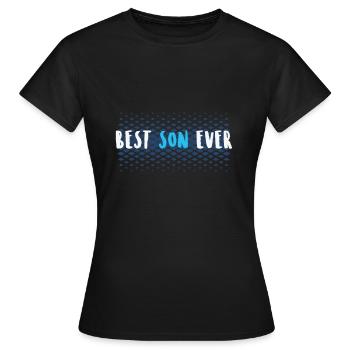 Der Beste Sohn auf der Welt Geschenk für Söhne - Frauen T-Shirt - Schwarz - Vorne - AI Model Female 172 dark (172cm)