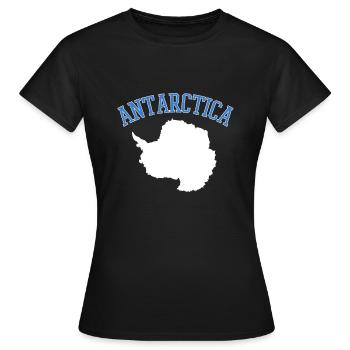 antarctique - T-shirt Femme - noir - Devant - AI Model Female 172 dark (172cm)