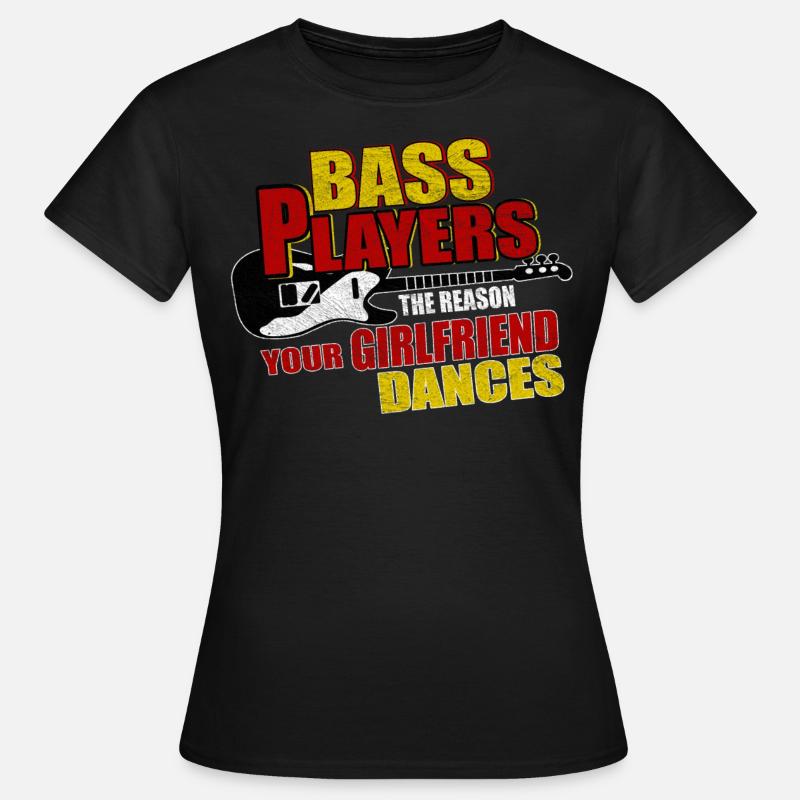 Basse basse - T-shirt Femme - noir