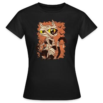 Halloween - Women's T-Shirt - black - Front - AI Model Female 172 dark (172cm)