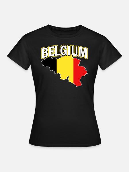 Belgien - Frauen T-Shirt - Schwarz