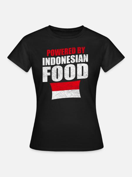 Bali Indonesien Flagge - Frauen T-Shirt - Schwarz