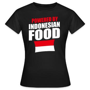 Indonésie drapeau Bali - T-shirt Femme - noir - Devant - AI Model Female 172 dark (172cm)