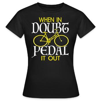 Bicycle Cycling Cycling Bicycle Cycling - Women's T-Shirt - black - Front - AI Model Female 172 dark (172cm)