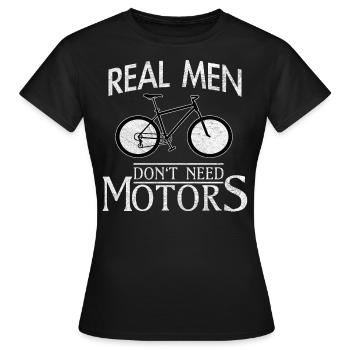 Vélo vélo cyclisme randonnée à vélo - T-shirt Femme - noir - Devant - AI Model Female 172 dark (172cm)