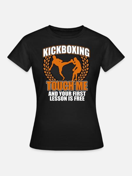 Kickboxing - Frauen T-Shirt - Schwarz