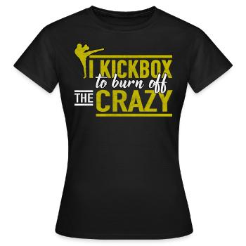 Kickboxen Kickboxing - Frauen T-Shirt - Schwarz - Vorne - AI Model Female 172 dark (172cm)